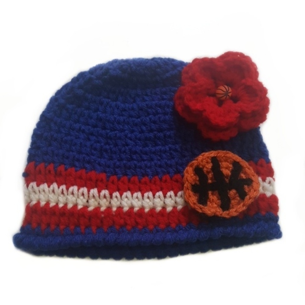 Philadelphia 76ers Inspired Handmade Beanie   